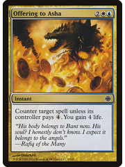 Magic: The Gathering Offering to Asha (009) Moderately Played