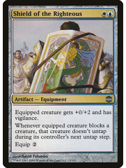 Magic: The Gathering Shield of the Righteous (011) Moderately Played