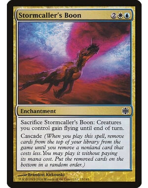 Magic: The Gathering Stormcaller's Boon (013) Moderately Played Foil