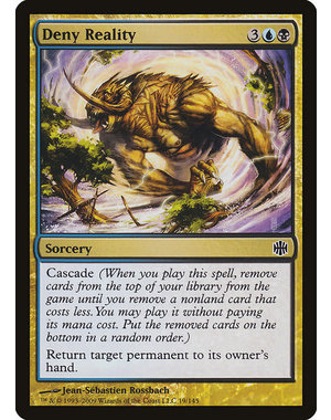 Magic: The Gathering Deny Reality (019) Moderately Played