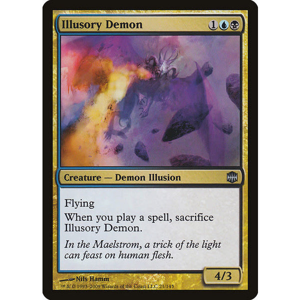 Magic: The Gathering Illusory Demon (021) Lightly Played Foil