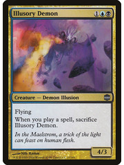Magic: The Gathering Illusory Demon (021) Moderately Played