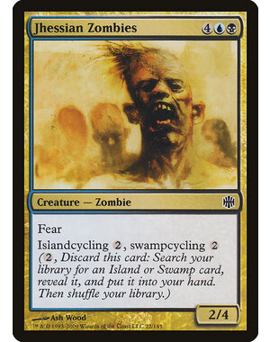 Magic: The Gathering Jhessian Zombies (022) Moderately Played