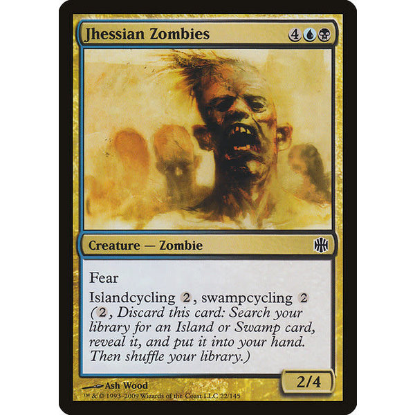 Magic: The Gathering Jhessian Zombies (022) Moderately Played