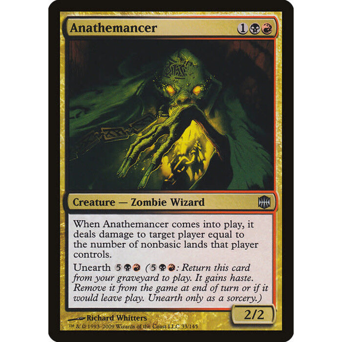 Magic: The Gathering Anathemancer (033) Lightly Played