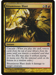 Magic: The Gathering Bituminous Blast (034) Heavily Played Foil