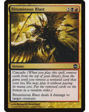 Magic: The Gathering Bituminous Blast (034) Heavily Played Foil