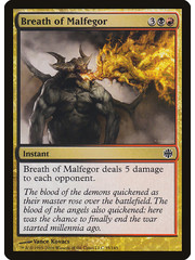 Magic: The Gathering Breath of Malfegor (035) Moderately Played