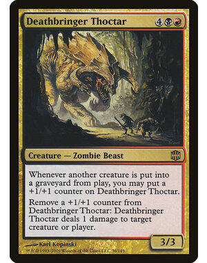 Magic: The Gathering Deathbringer Thoctar (036) Damaged