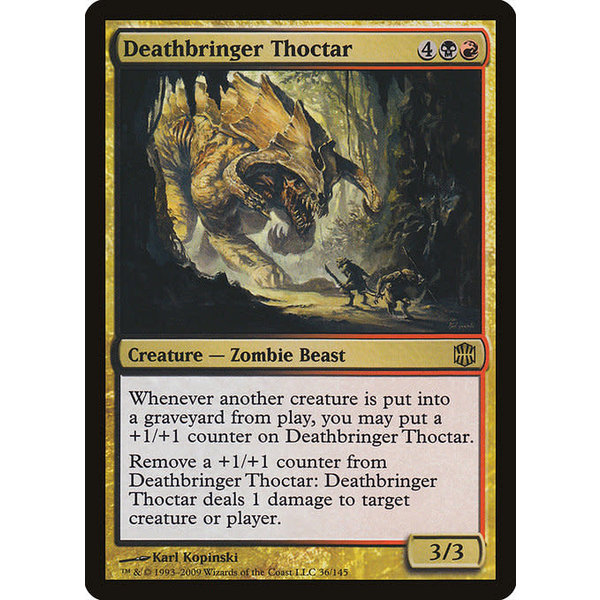 Magic: The Gathering Deathbringer Thoctar (036) Damaged