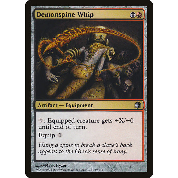 Magic: The Gathering Demonspine Whip (039) Moderately Played