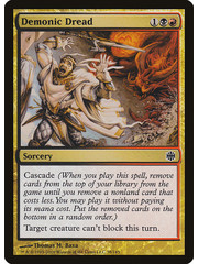 Magic: The Gathering Demonic Dread (038) Moderately Played