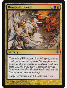 Magic: The Gathering Demonic Dread (038) Moderately Played