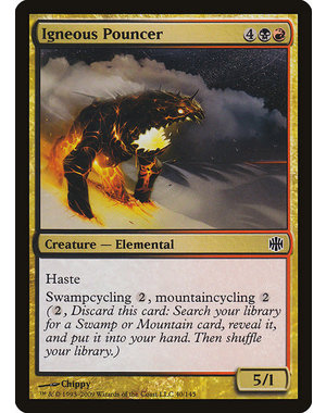 Magic: The Gathering Igneous Pouncer (040) Moderately Played