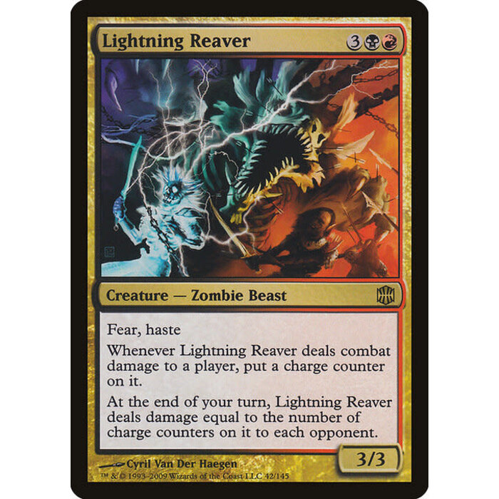 Magic: The Gathering Lightning Reaver (042) Damaged
