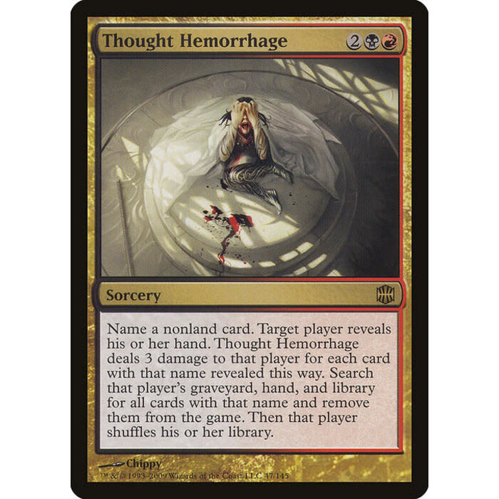 Magic: The Gathering Thought Hemorrhage (047) Moderately Played