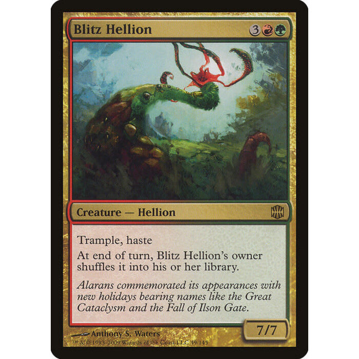 Magic: The Gathering Blitz Hellion (049) Moderately Played