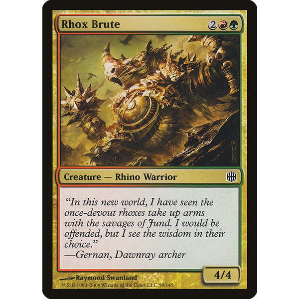 Magic: The Gathering Rhox Brute (059) Moderately Played