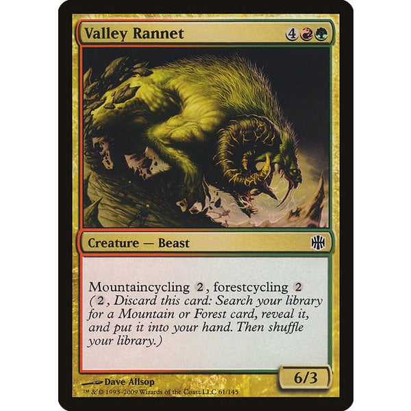 Magic: The Gathering Valley Rannet (061) Moderately Played