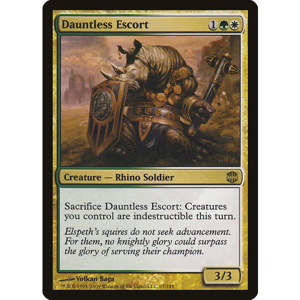 Magic: The Gathering Dauntless Escort (067) Moderately Played