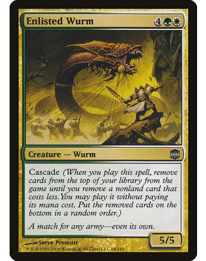 Magic: The Gathering Enlisted Wurm (068) Lightly Played