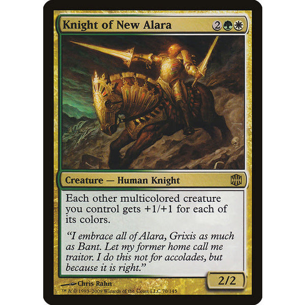 Magic: The Gathering Knight of New Alara (070) Moderately Played