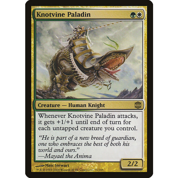 Magic: The Gathering Knotvine Paladin (071) Damaged