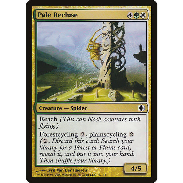 Magic: The Gathering Pale Recluse (074) Moderately Played