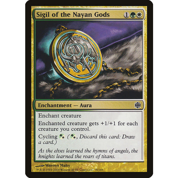 Magic: The Gathering Sigil of the Nayan Gods (078) Heavily Played