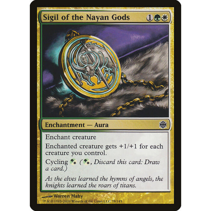 Magic: The Gathering Sigil of the Nayan Gods (078) Heavily Played