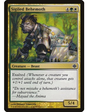 Magic: The Gathering Sigiled Behemoth (079) Lightly Played