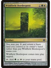 Magic: The Gathering Wildfield Borderpost (080) Lightly Played
