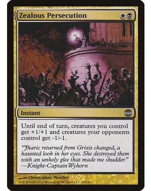 Magic: The Gathering Zealous Persecution (085) Damaged