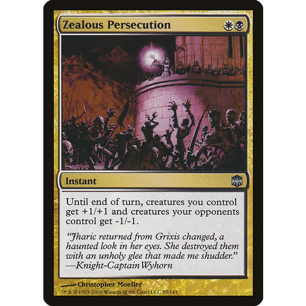 Magic: The Gathering Zealous Persecution (085) Moderately Played