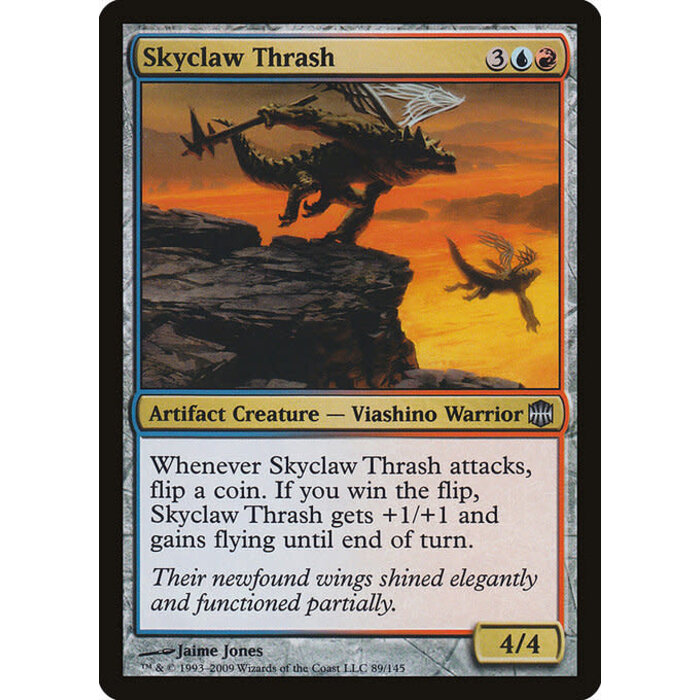 Magic: The Gathering Skyclaw Thrash (089) Moderately Played Foil