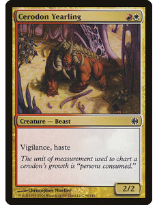 Magic: The Gathering Cerodon Yearling (096) Moderately Played