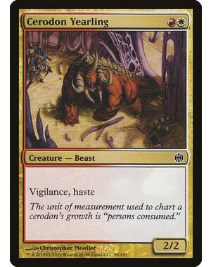 Magic: The Gathering Cerodon Yearling (096) Moderately Played