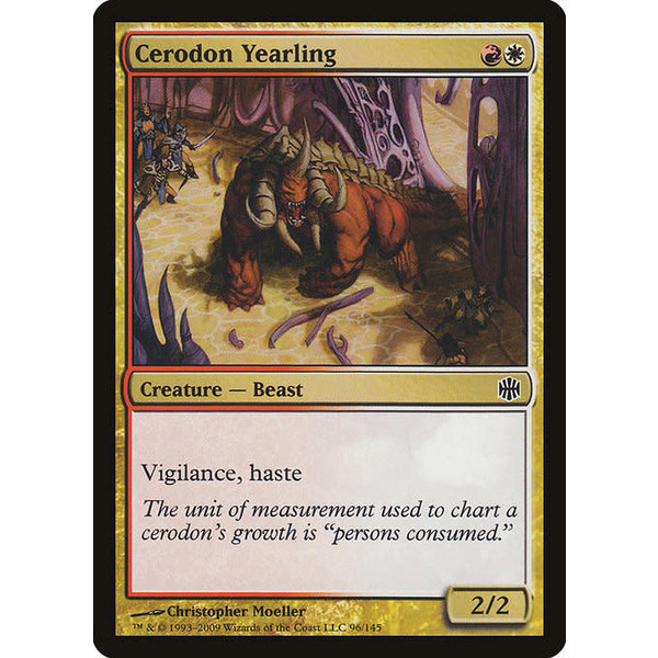 Magic: The Gathering Cerodon Yearling (096) Moderately Played