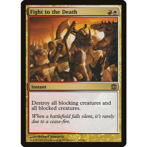 Magic: The Gathering Fight to the Death (097) Heavily Played