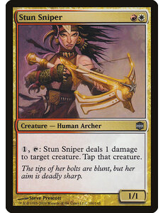 Magic: The Gathering Stun Sniper (100) Heavily Played