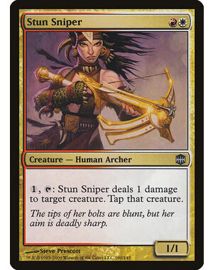 Magic: The Gathering Stun Sniper (100) Moderately Played