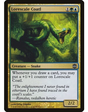 Magic: The Gathering Lorescale Coatl (101) Lightly Played Foil