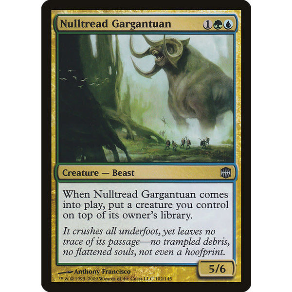 Magic: The Gathering Nulltread Gargantuan (102) Moderately Played