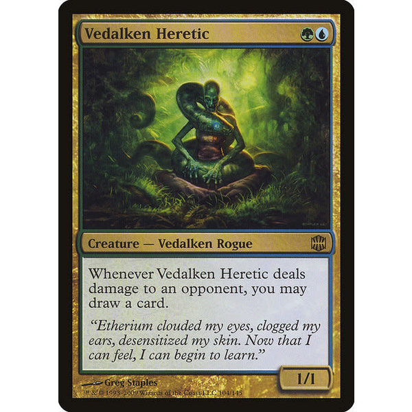 Magic: The Gathering Vedalken Heretic (104) Moderately Played