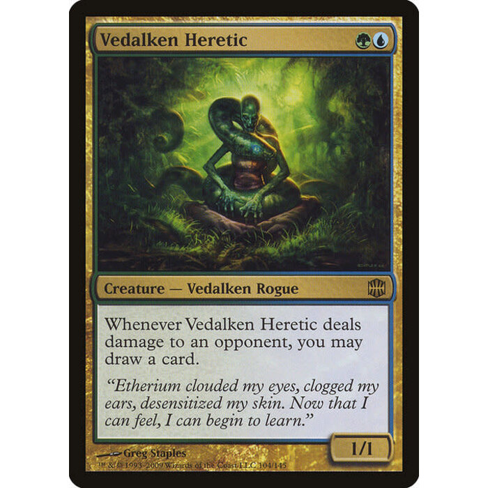 Magic: The Gathering Vedalken Heretic (104) Moderately Played