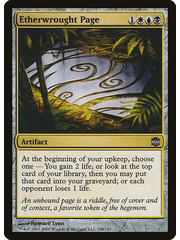 Magic: The Gathering Etherwrought Page (108) Moderately Played