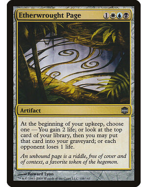 Magic: The Gathering Etherwrought Page (108) Moderately Played