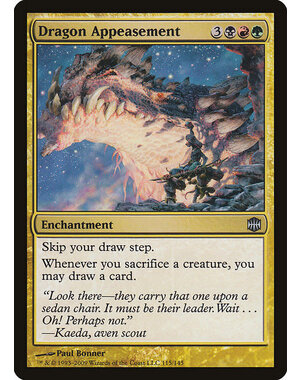 Magic: The Gathering Dragon Appeasement (115) Moderately Played