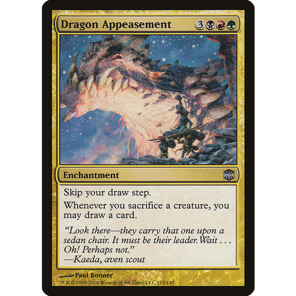 Magic: The Gathering Dragon Appeasement (115) Moderately Played