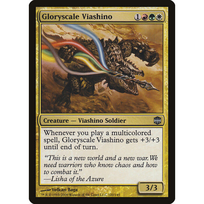 Magic: The Gathering Gloryscale Viashino (120) Moderately Played